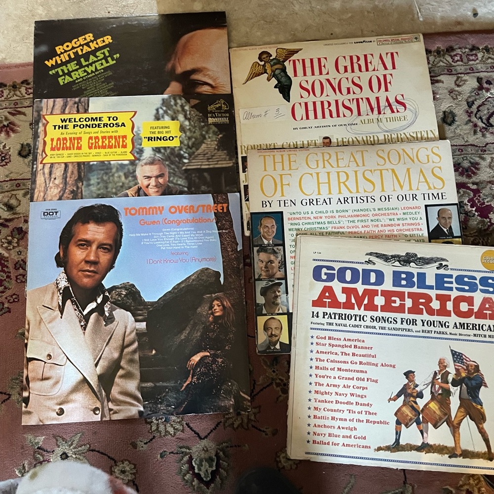 Vintage Vinyl Record Collection